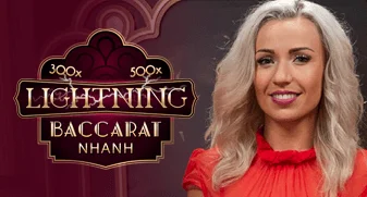 Lightning Baccarat live casino game